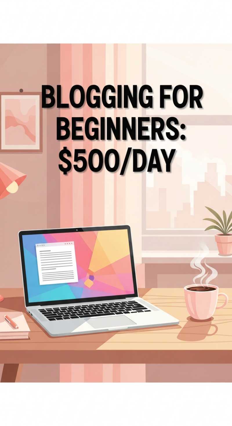 Blogging For Beginners: My $500/Day Strategy