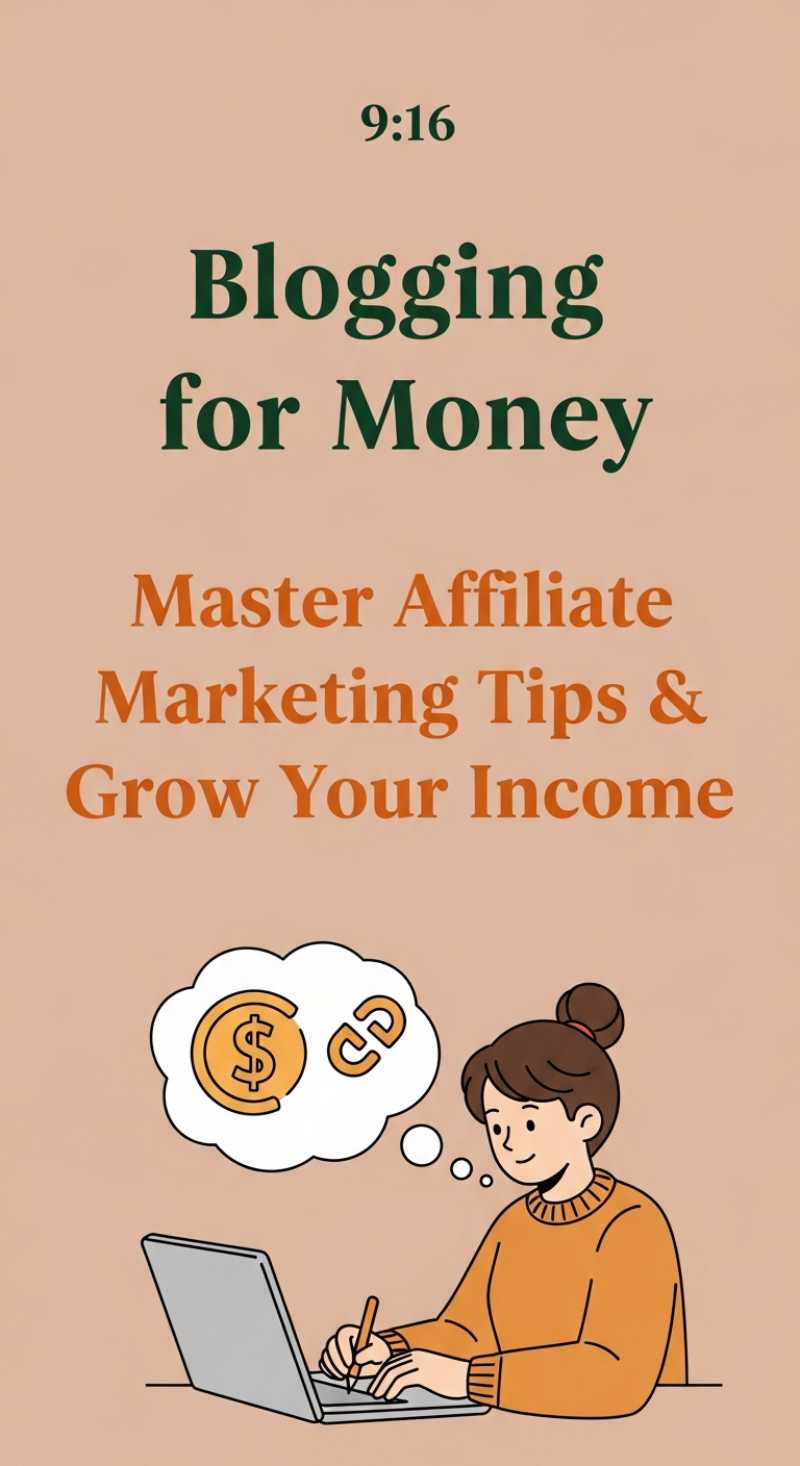 Blogging for Money: Master Affiliate Marketing Tips & Grow Your Income