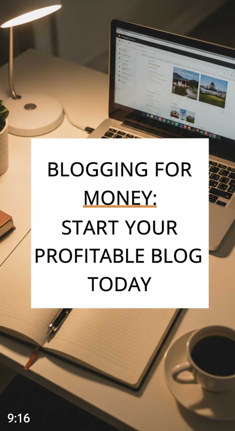 Blogging for Money: Start Your Profitable Blog Today