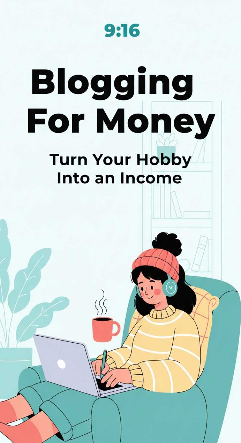 Blogging For Money: Turn Your Hobby Into an Income