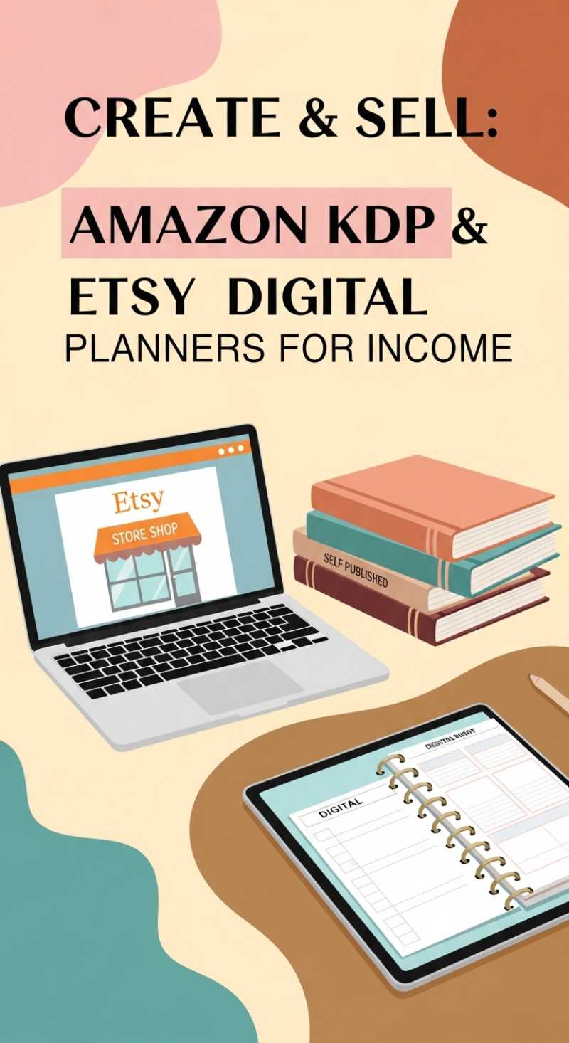 Create & Sell: Amazon KDP & Etsy Digital Planners for Income