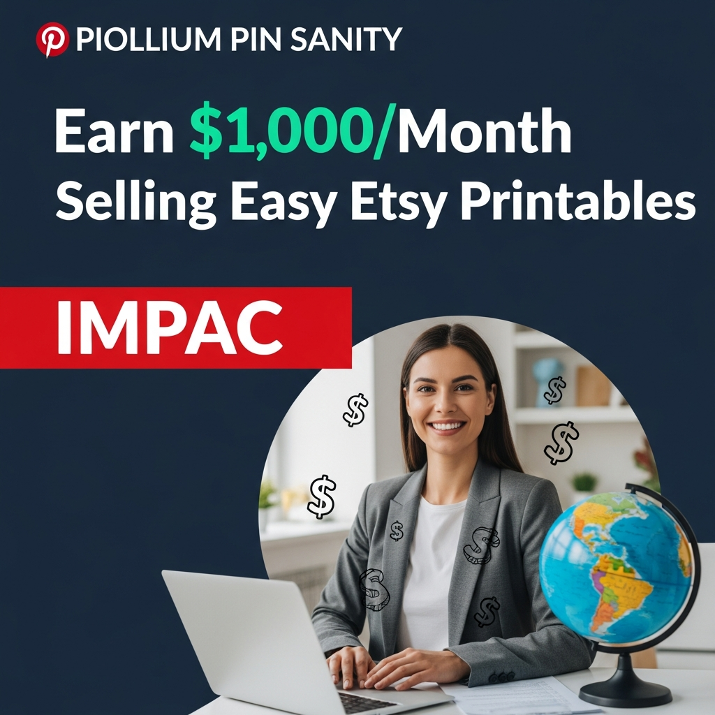 Earn $1,000/Month Selling Easy Etsy Printables