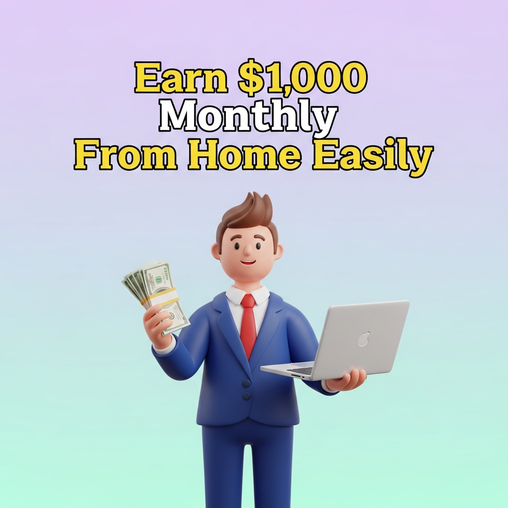 Earn $1,000 Monthly From Home Easily