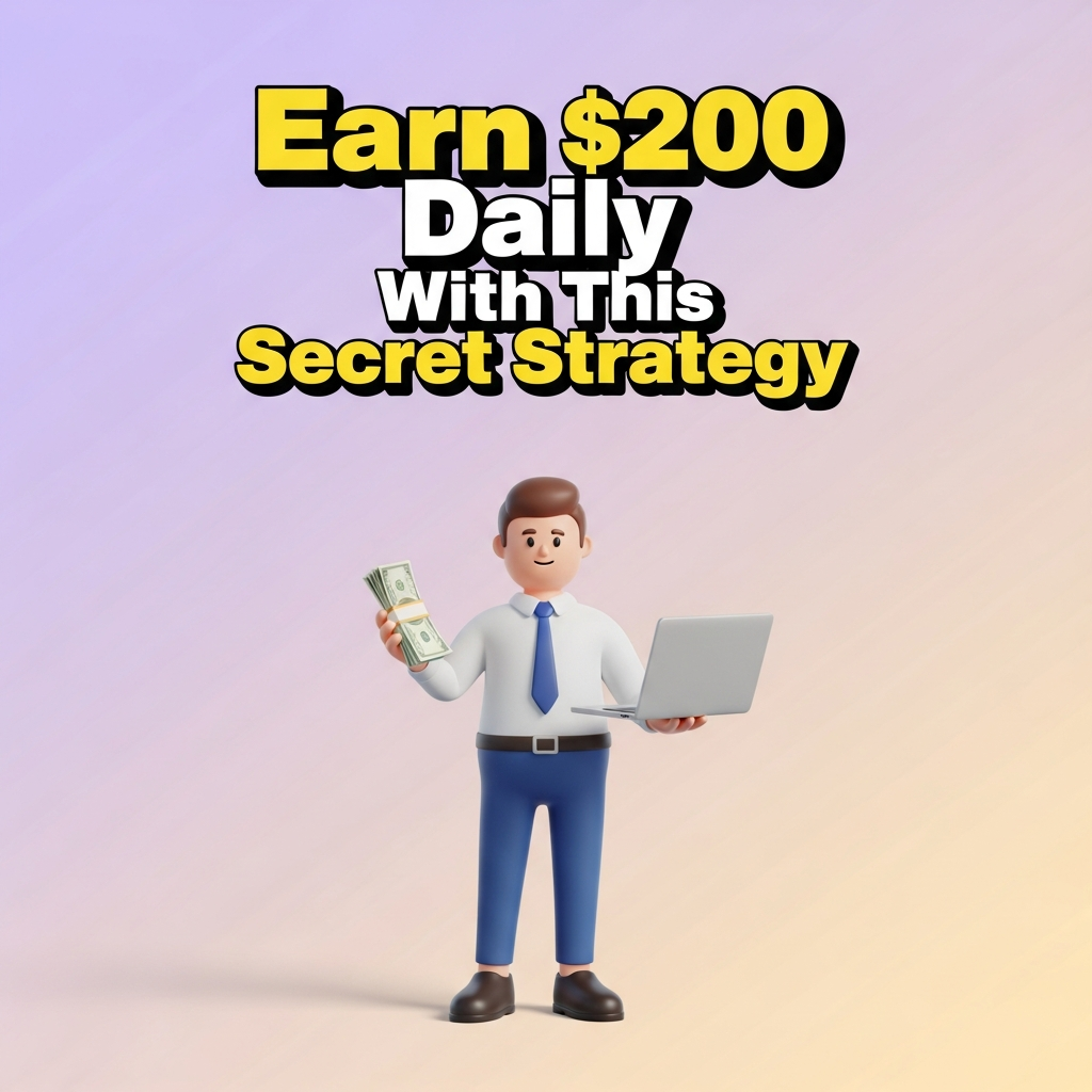 Earn $200 Daily With This Secret Strategy