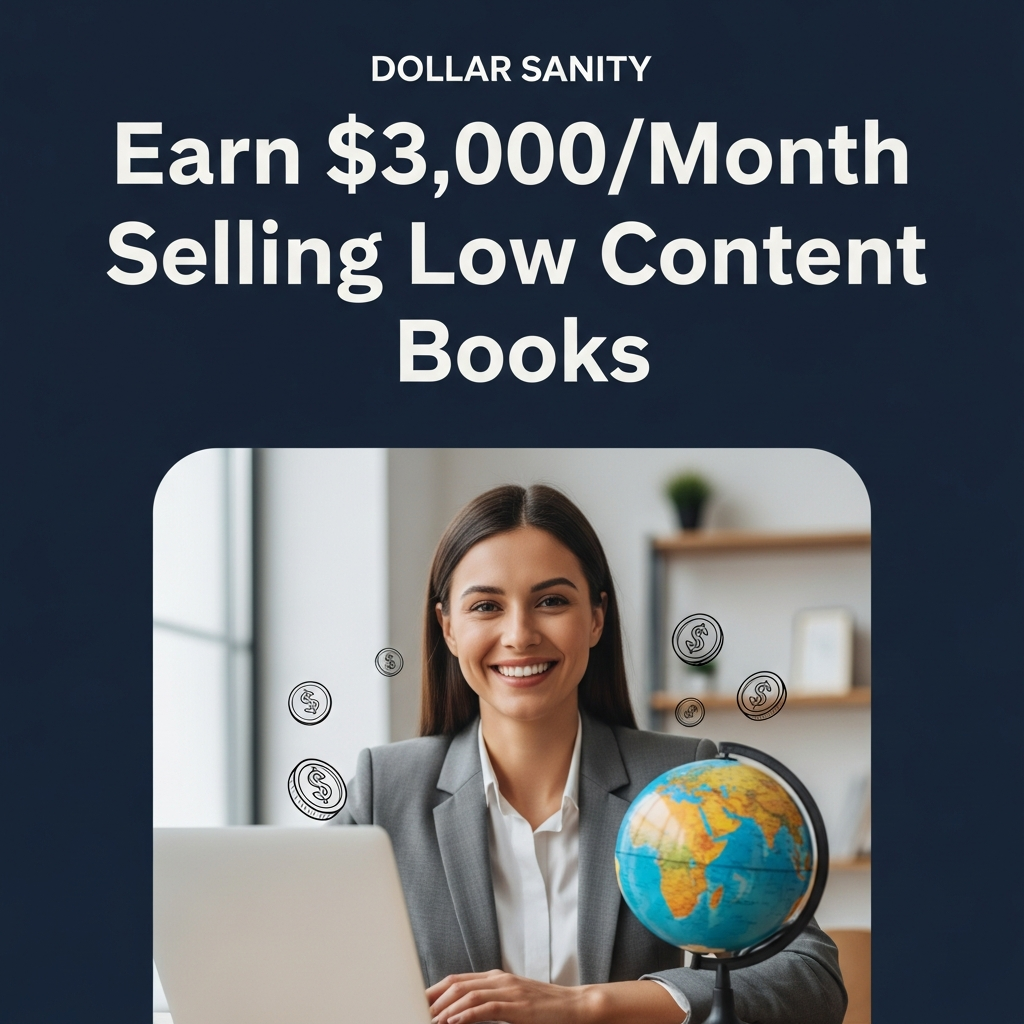 Earn $3,000/Month Selling Low Content Books