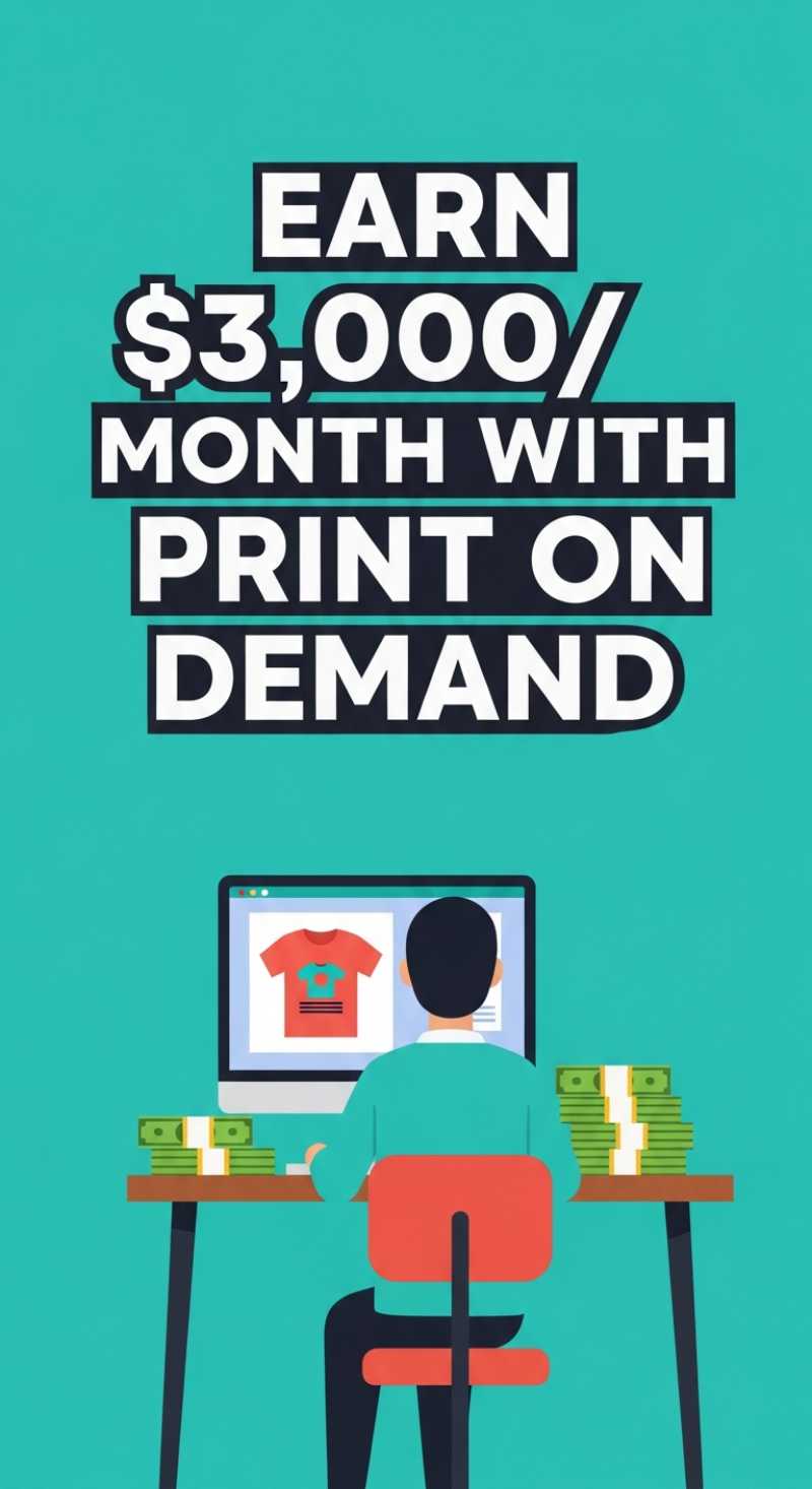 Earn $3,000/Month with Print on Demand