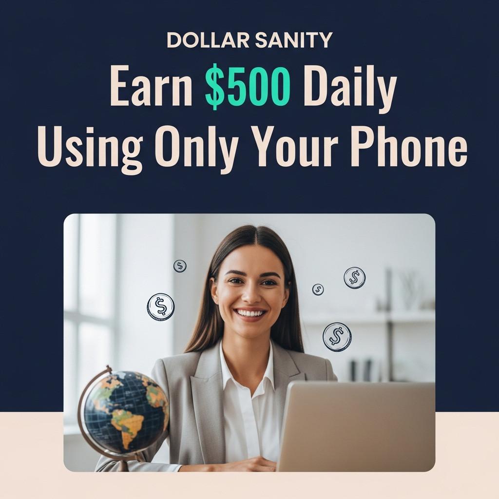 Earn $500 Daily Using Only Your Phone
