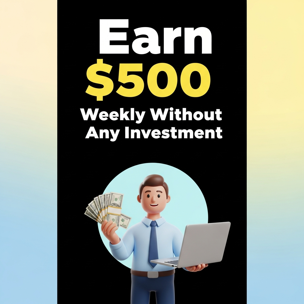 Earn $500 Weekly Without Any Investment
