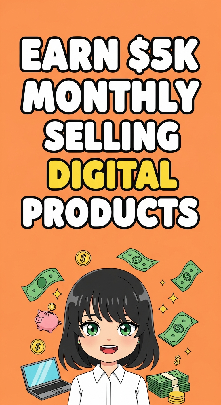 Earn $5k Monthly Selling Digital Products