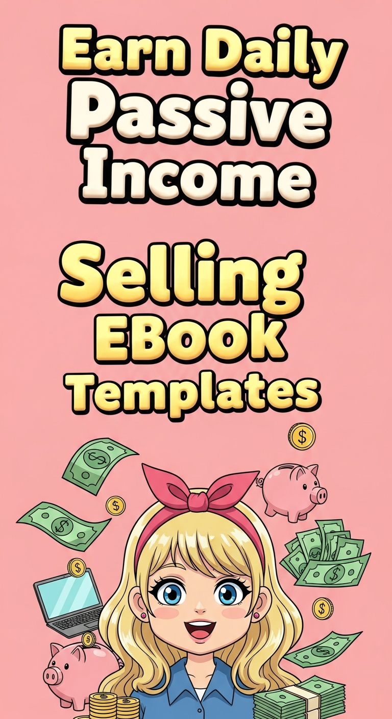 Earn Daily Passive Income Selling Ebook Templates