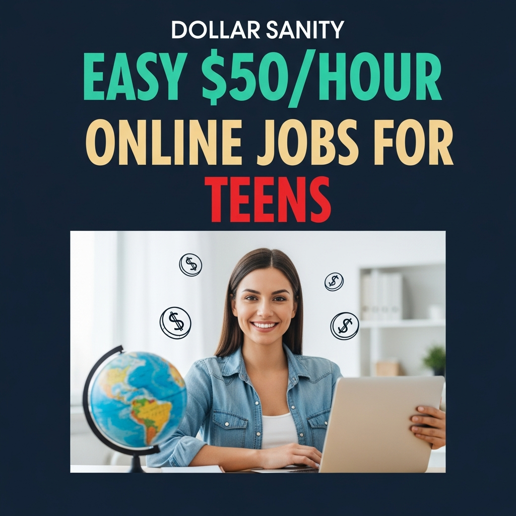 Easy $50/Hour Online Jobs for Teens