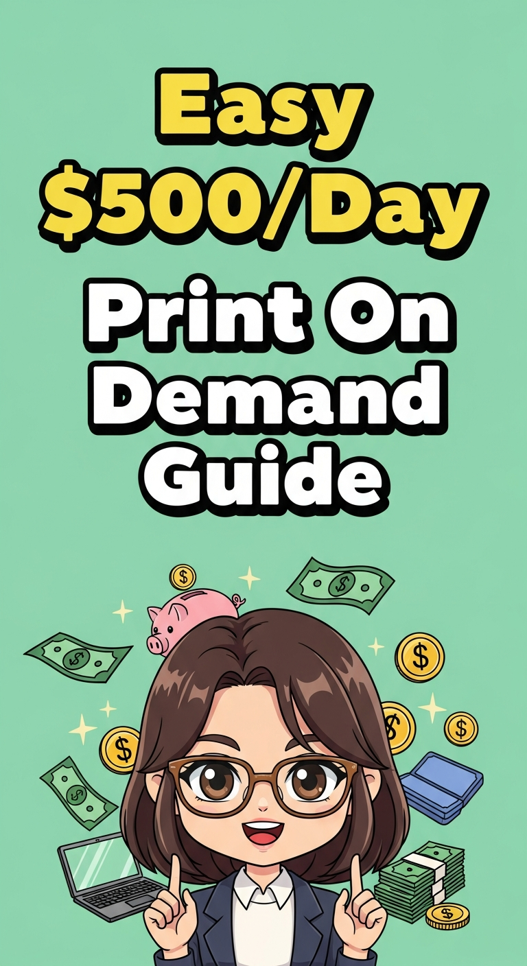 Easy $500/Day Print On Demand Guide