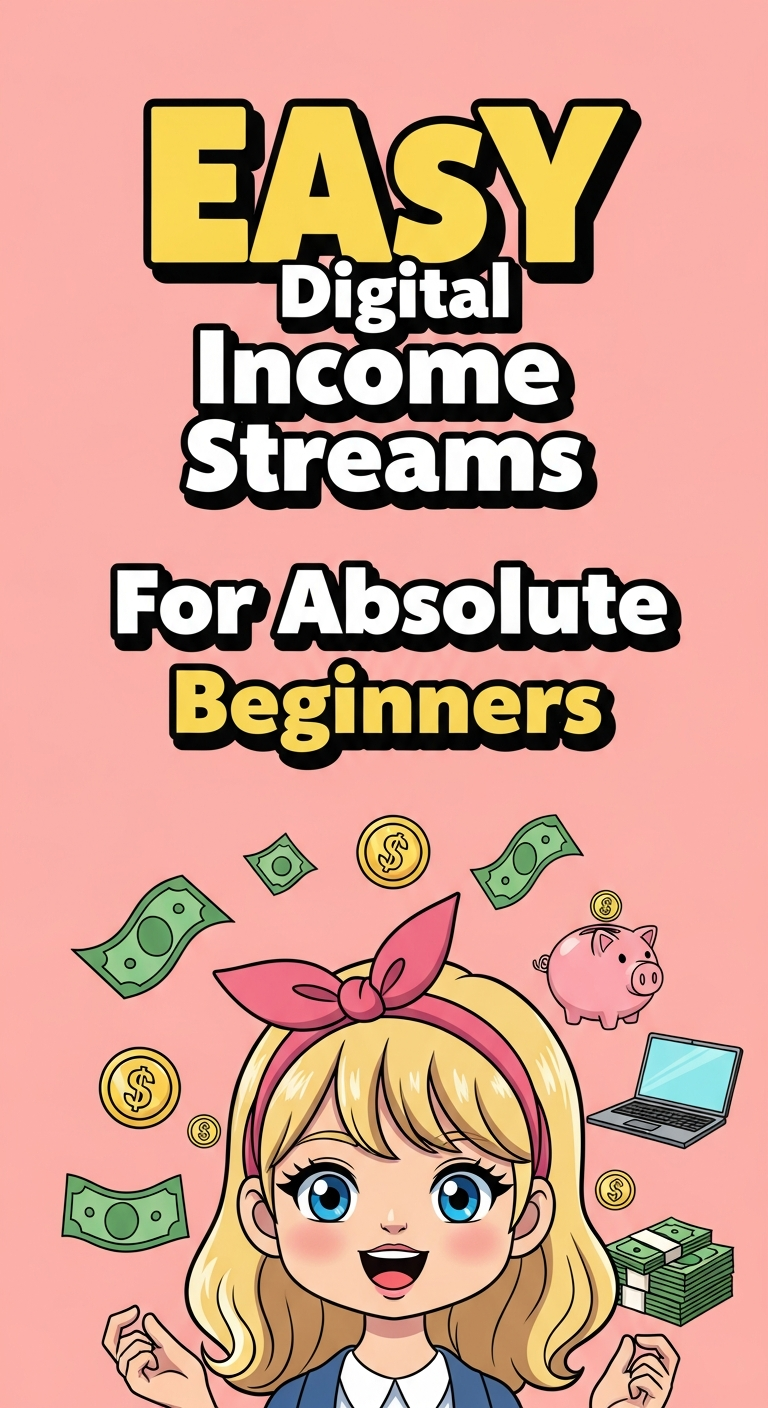 Easy Digital Income Streams For Absolute Beginners
