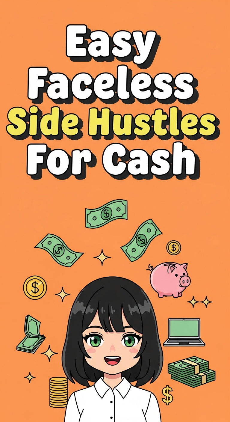 Easy Faceless Side Hustles For Cash
