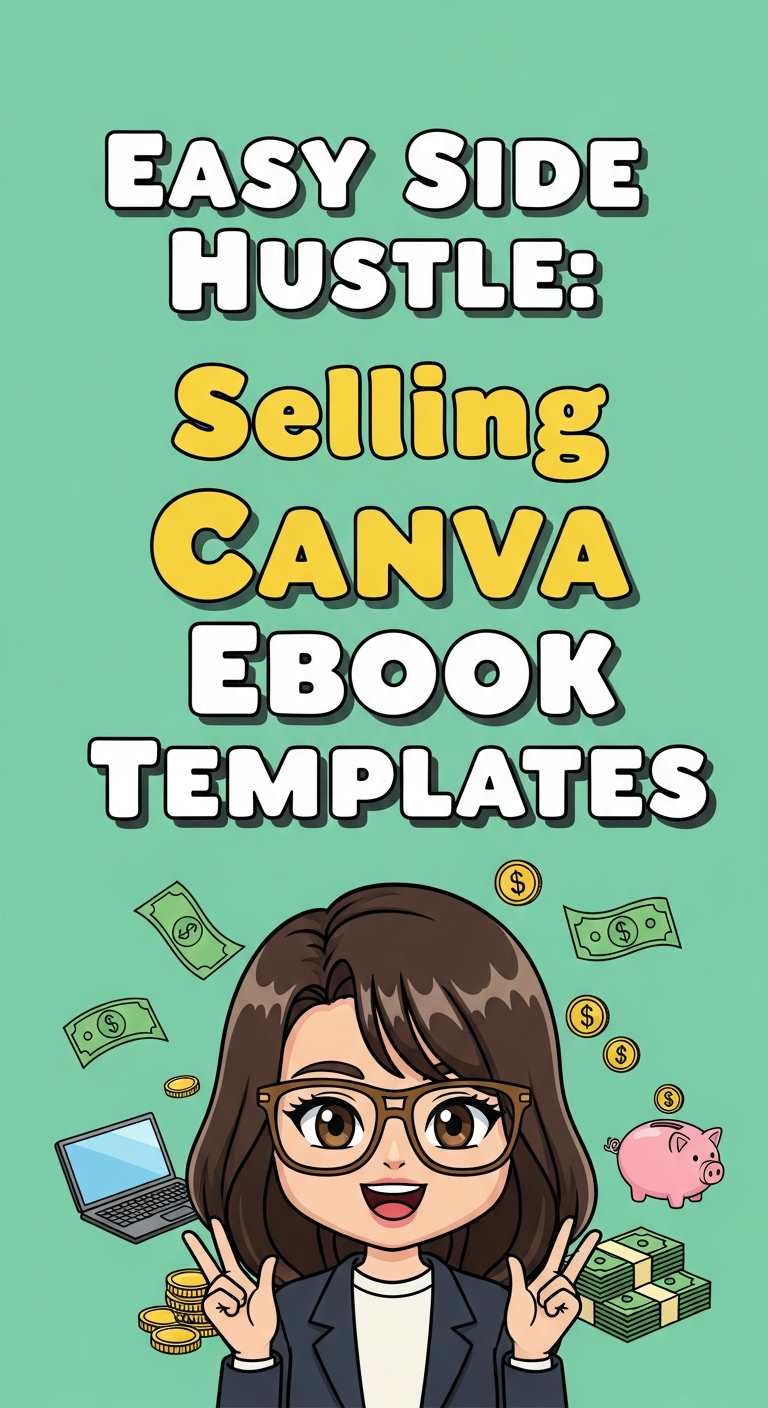 Easy Side Hustle: Selling Canva Ebook Templates