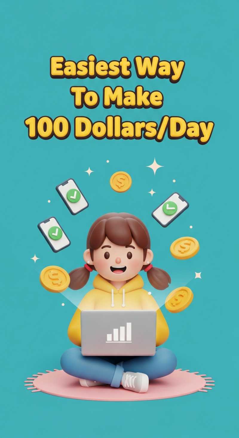 EASY WAY TO MAKE $100 DOLLARS/DAY