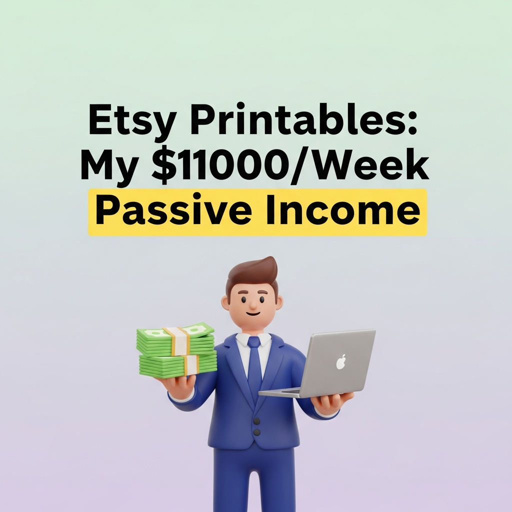Etsy Printables: My $1,000/Week Passive Income