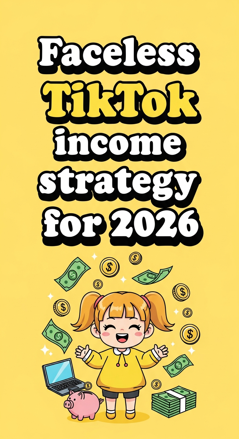 Faceless TikTok income strategy for 2026