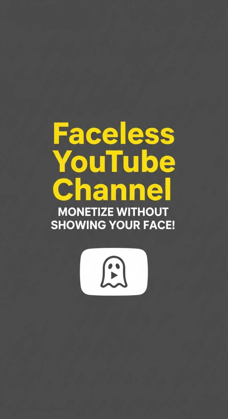 Faceless YouTube Channel: How to Monetize Without Showing Your Face!
