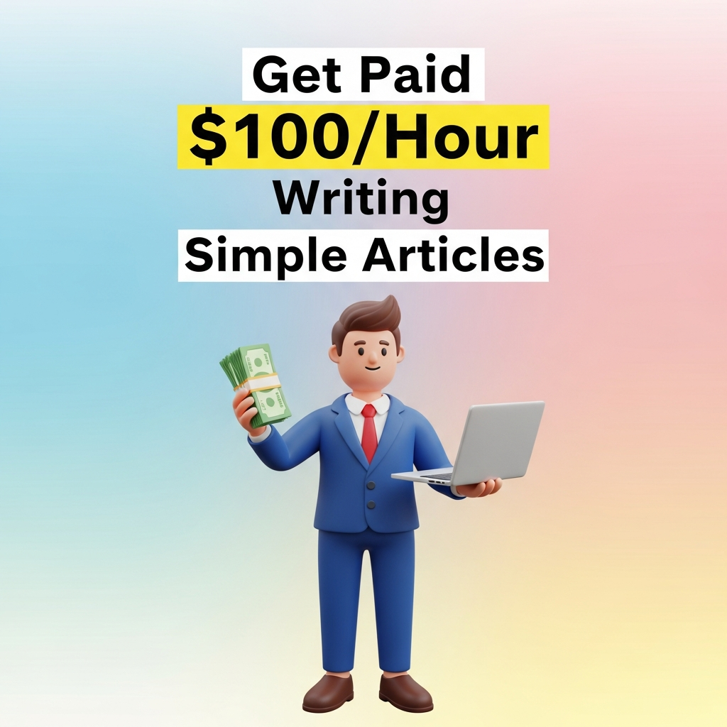 Get Paid $100/Hour Writing Simple Articles