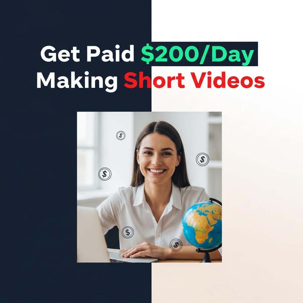 Get Paid $200/Day Making Short Videos