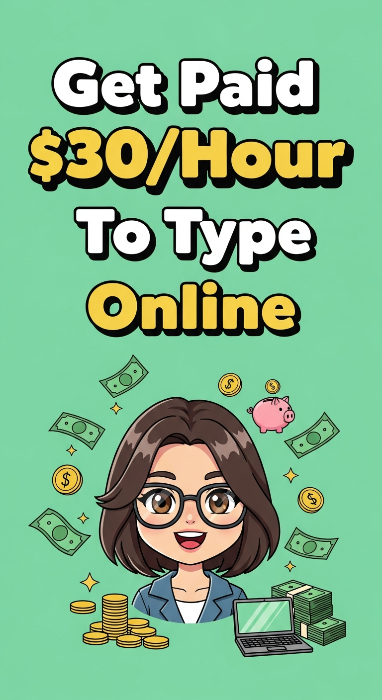 Get Paid $30/Hour To Type Online