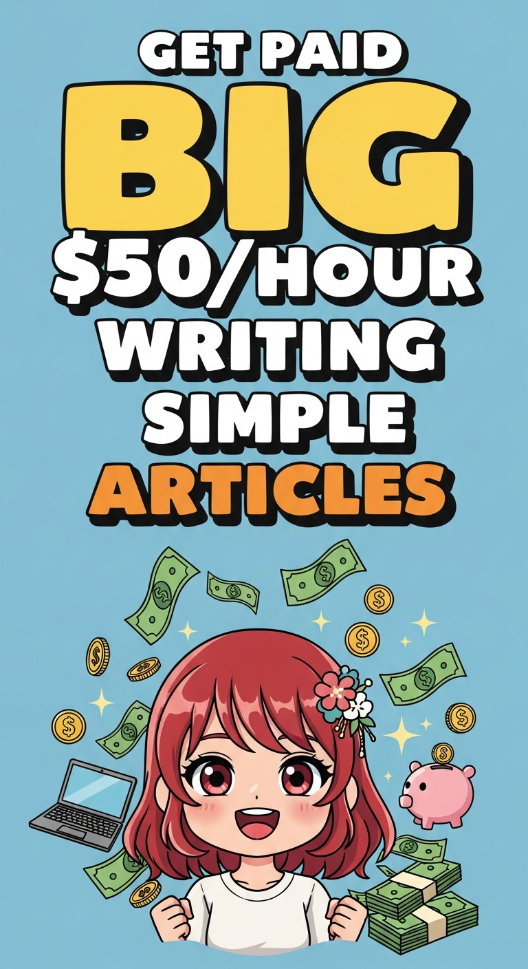 Get Paid $50/Hour Writing Simple Articles