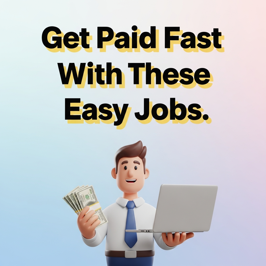 Get Paid Fast With These Easy Jobs