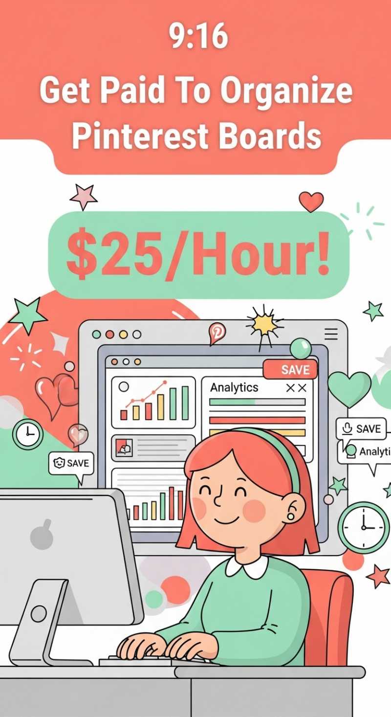 Get Paid To Organize Pinterest Boards ($25/Hour!)