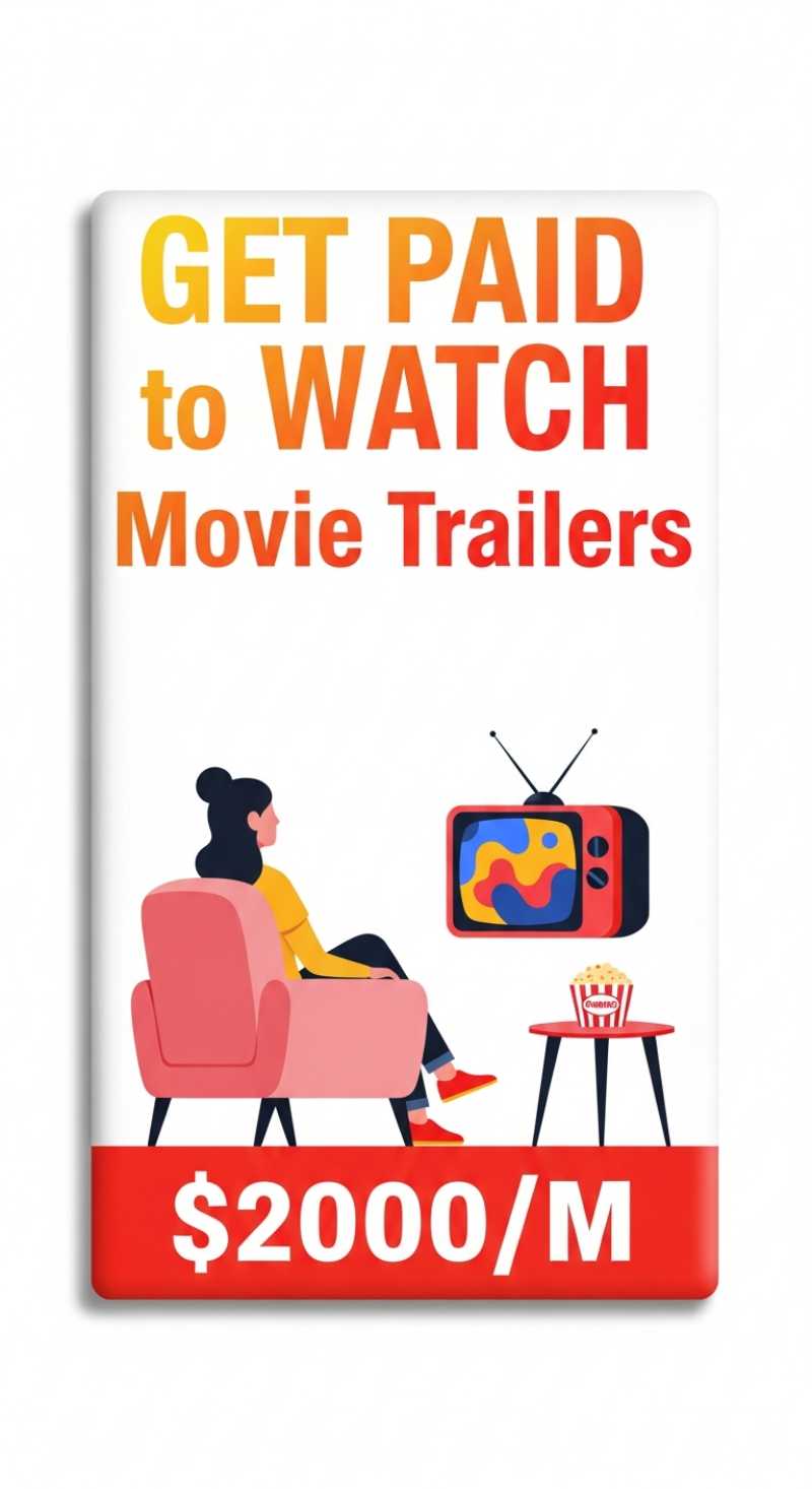 Get Paid to WATCH Movie Trailers! ($2000/Month Passive Income?)