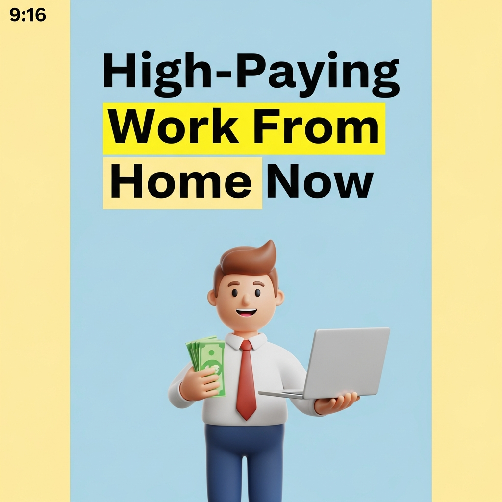 High-Paying Work From Home Jobs Now