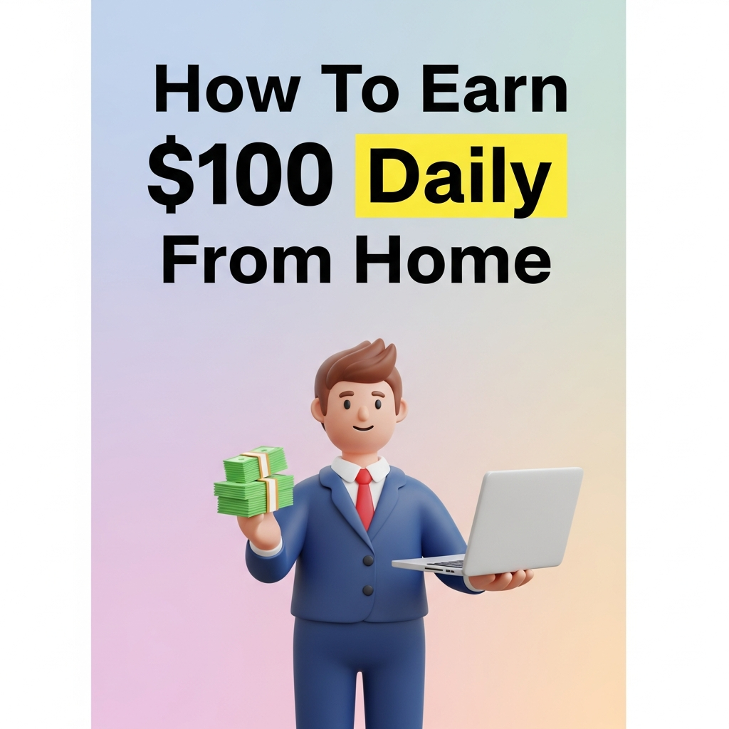 How To Earn $100 Daily From Home