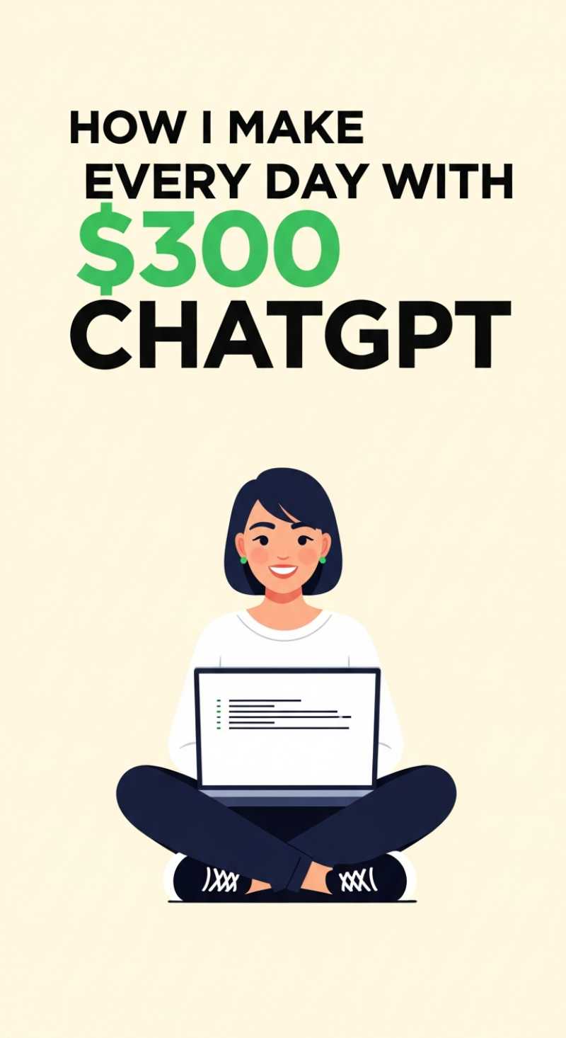 How to Earn $300 Every Single Day with ChatGPT