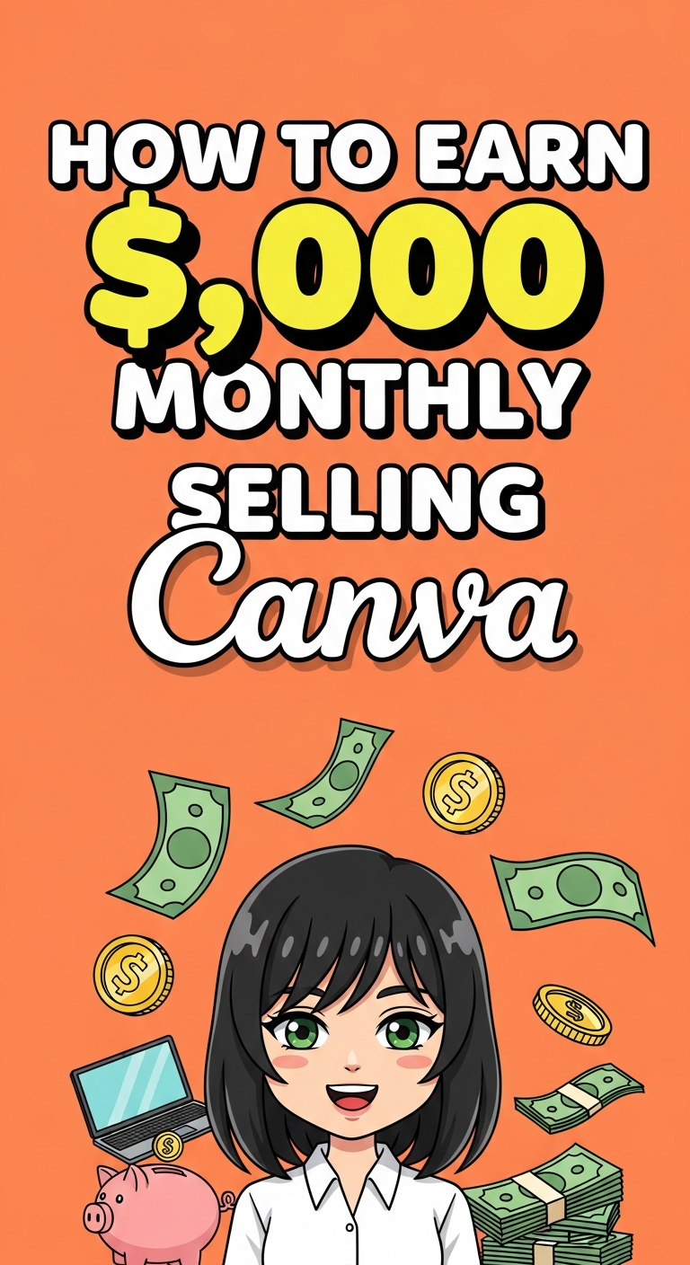 How to Earn $5,000 Monthly Selling Canva