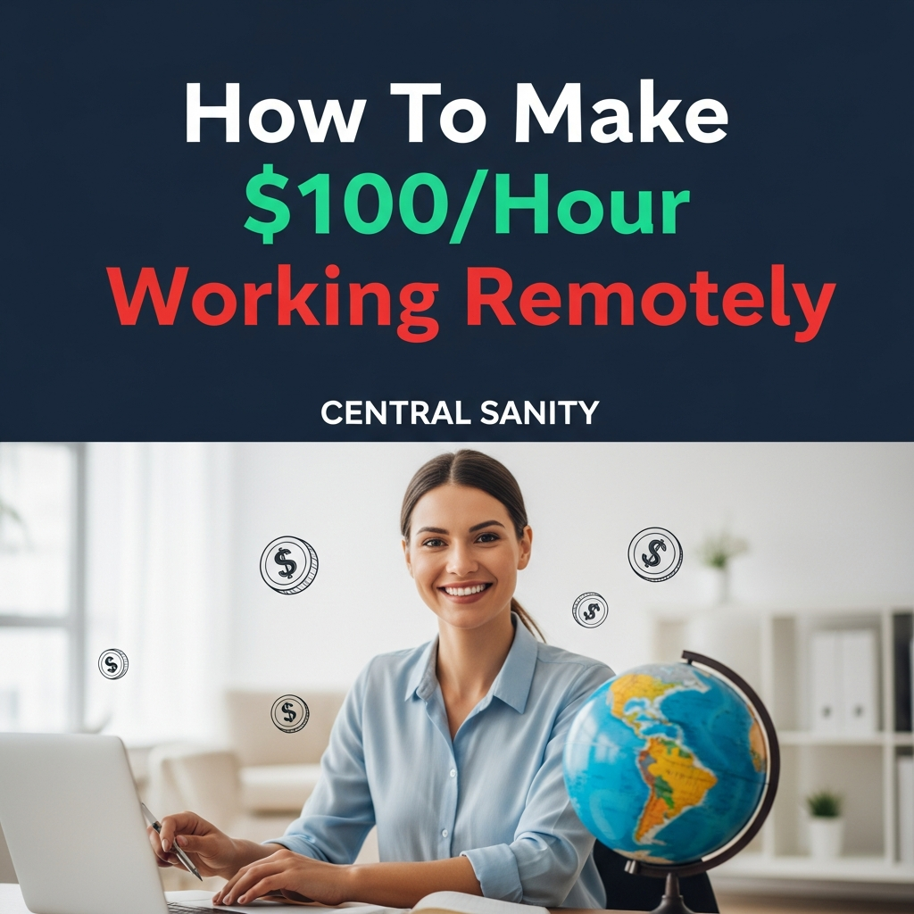 How To Make $100/Hour Working Remotely