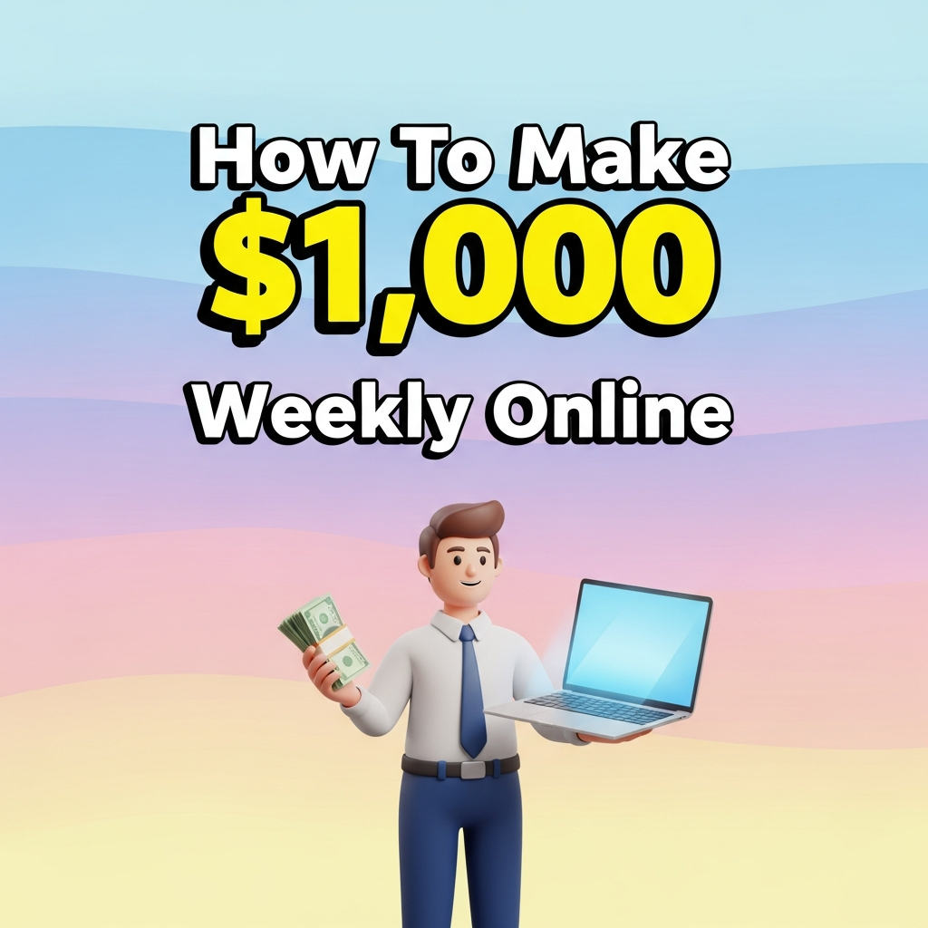 How To Make $1,000 Weekly Online