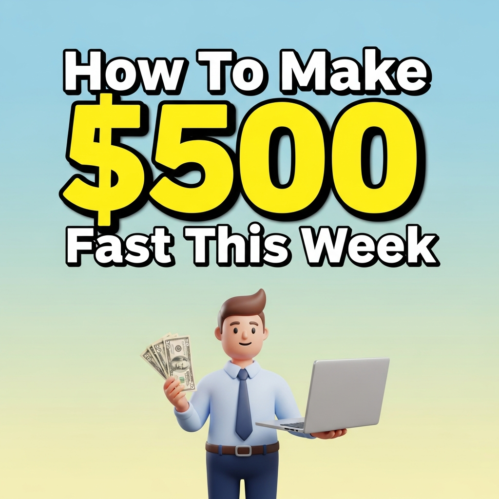 How To Make $500 Fast This Week