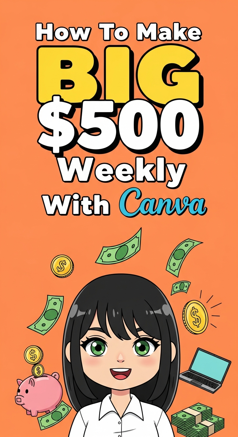 How To Make $500 Weekly With Canva