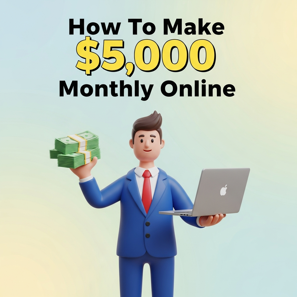 How To Make $5,000 Monthly Online