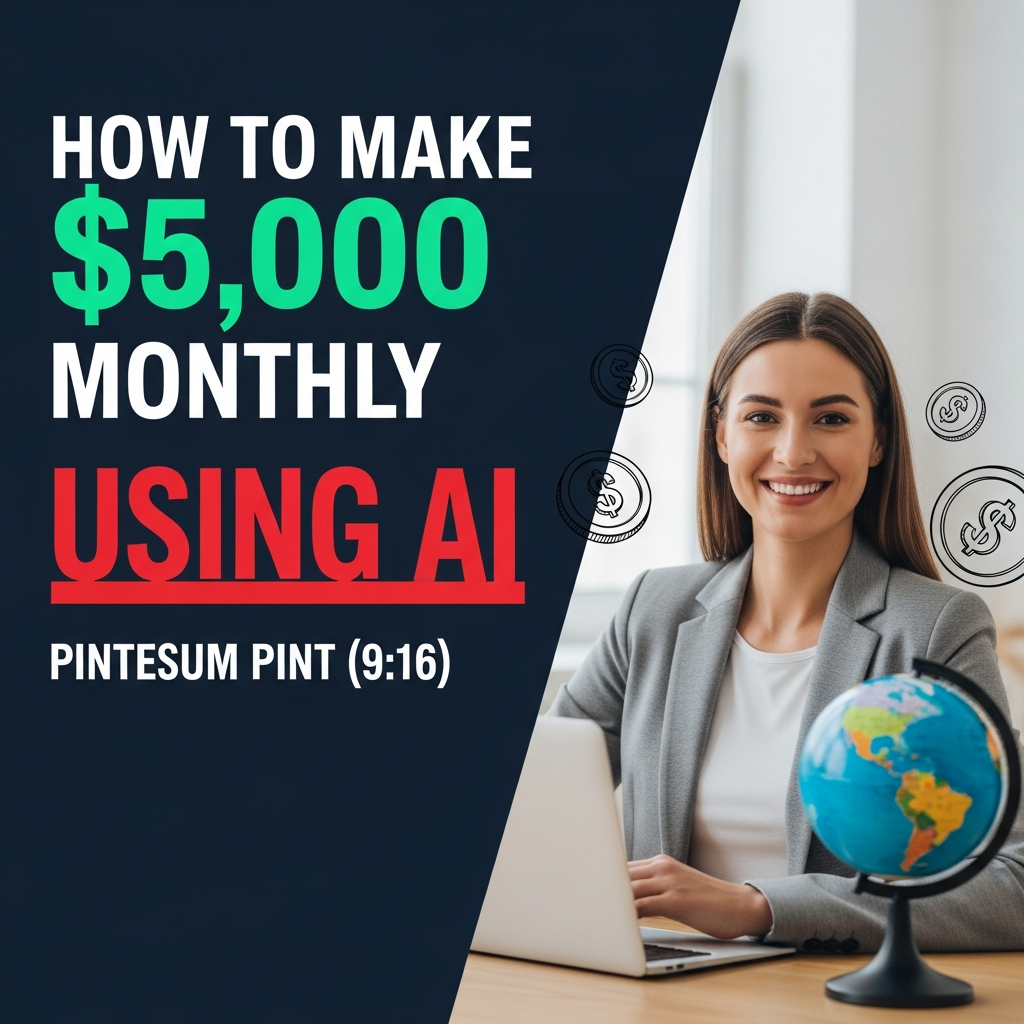 How to Make $5,000 Monthly Using AI