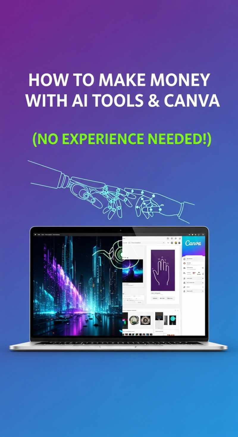 How to Make Money with AI Tools & Canva (No Experience Needed!)