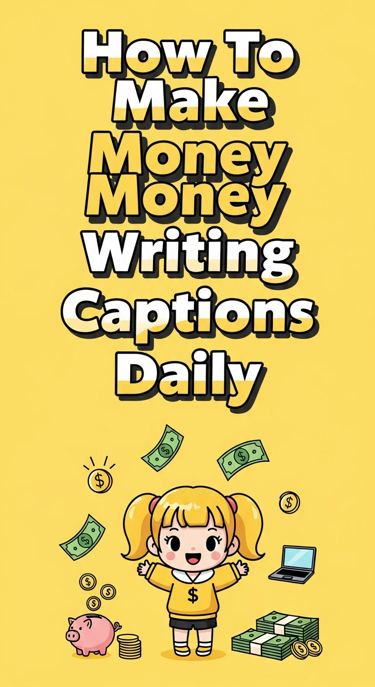 How To Make Money Writing Captions Daily