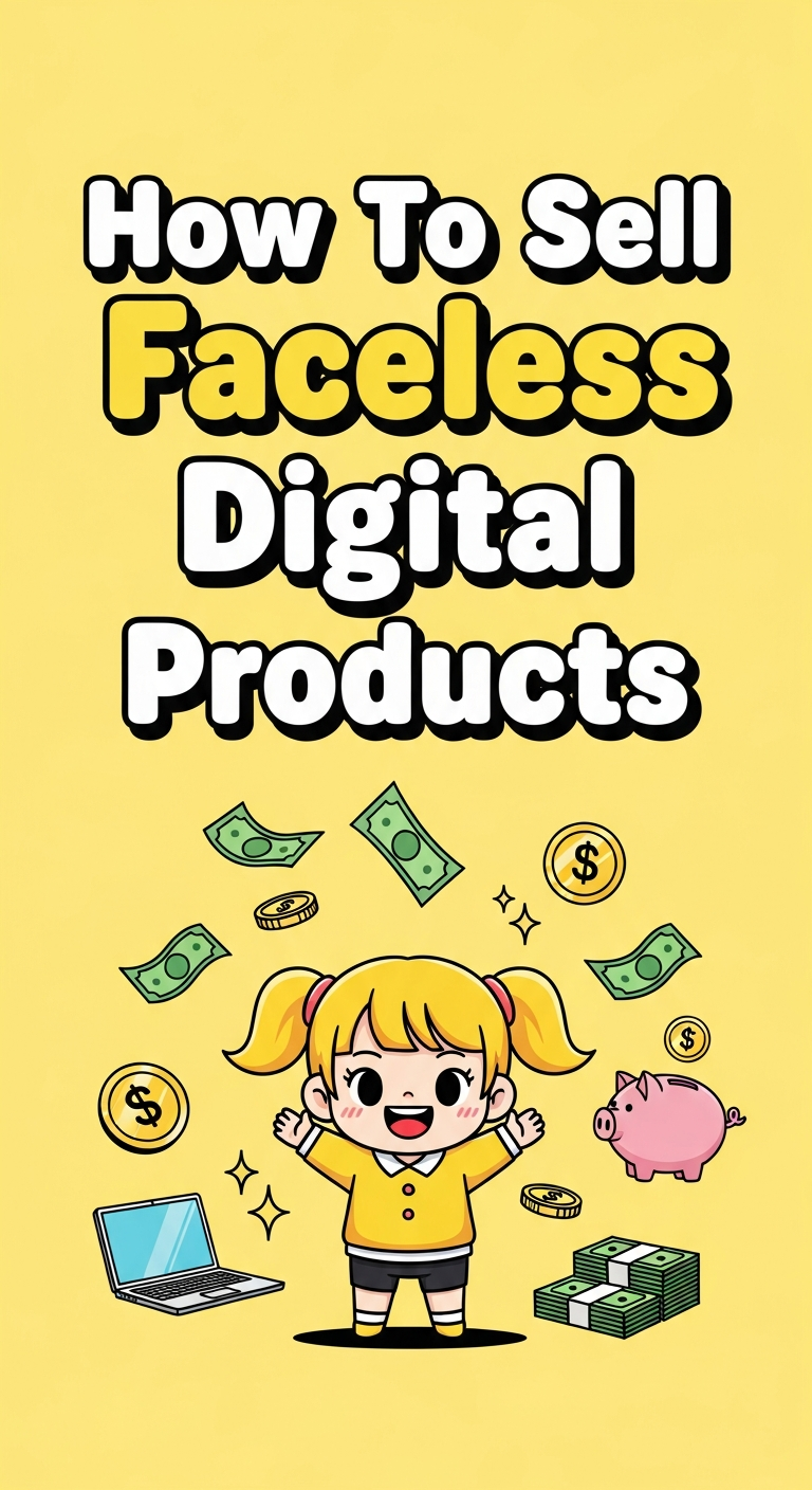 How To Sell Faceless Digital Products