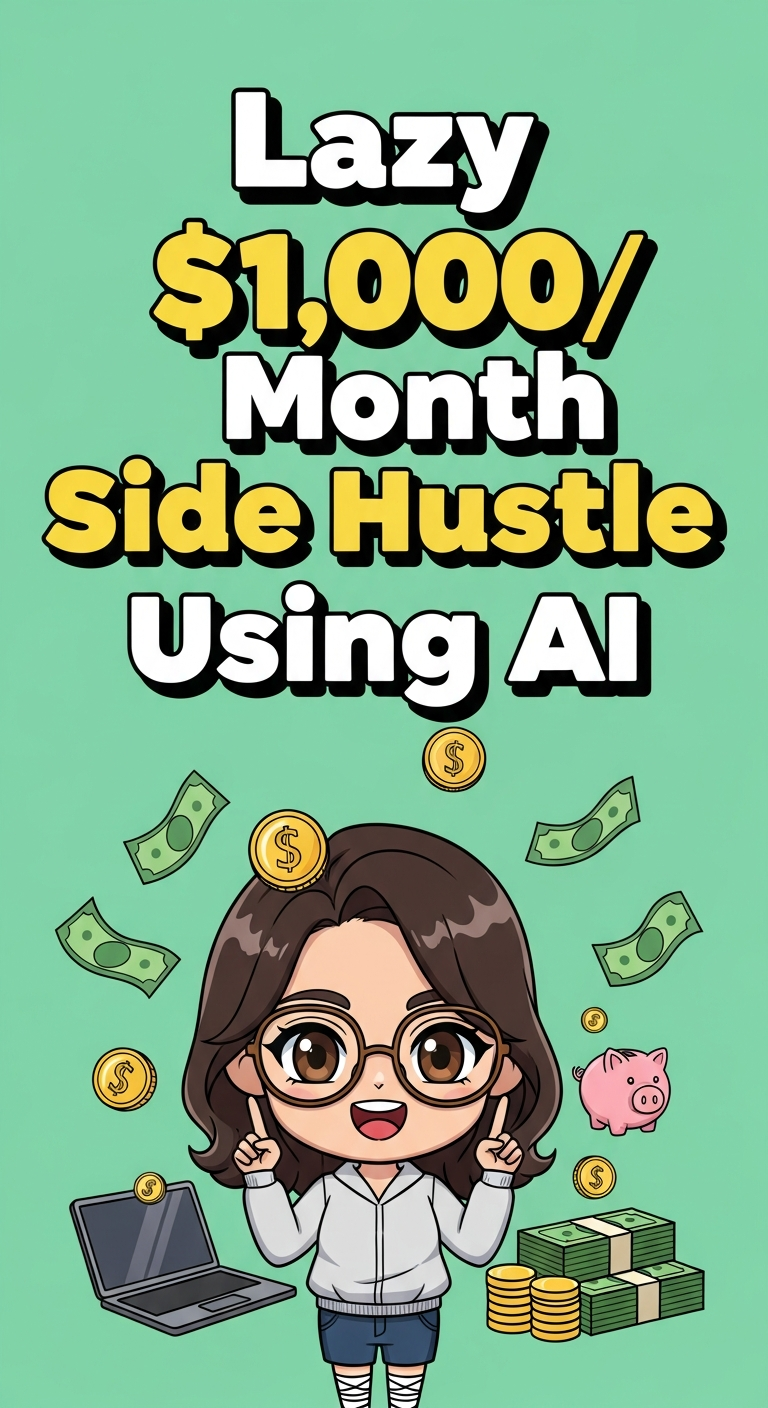 Lazy $1,000/Month Side Hustle Using AI