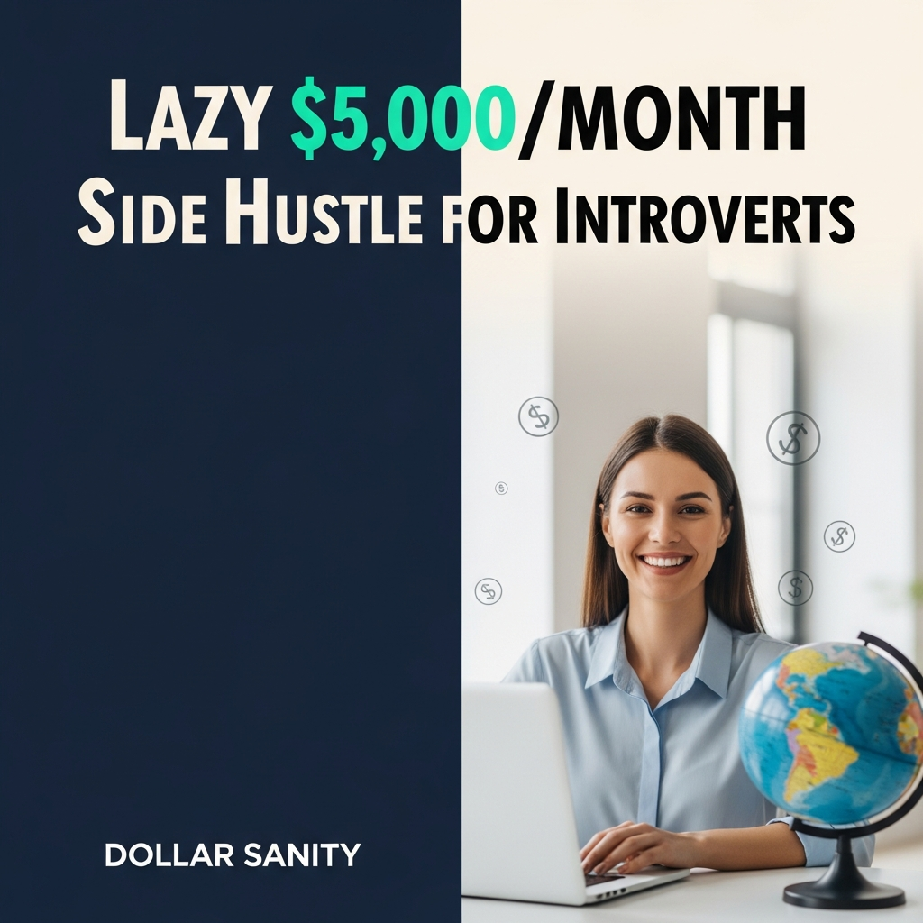 Lazy $5,000/Month Side Hustle for Introverts