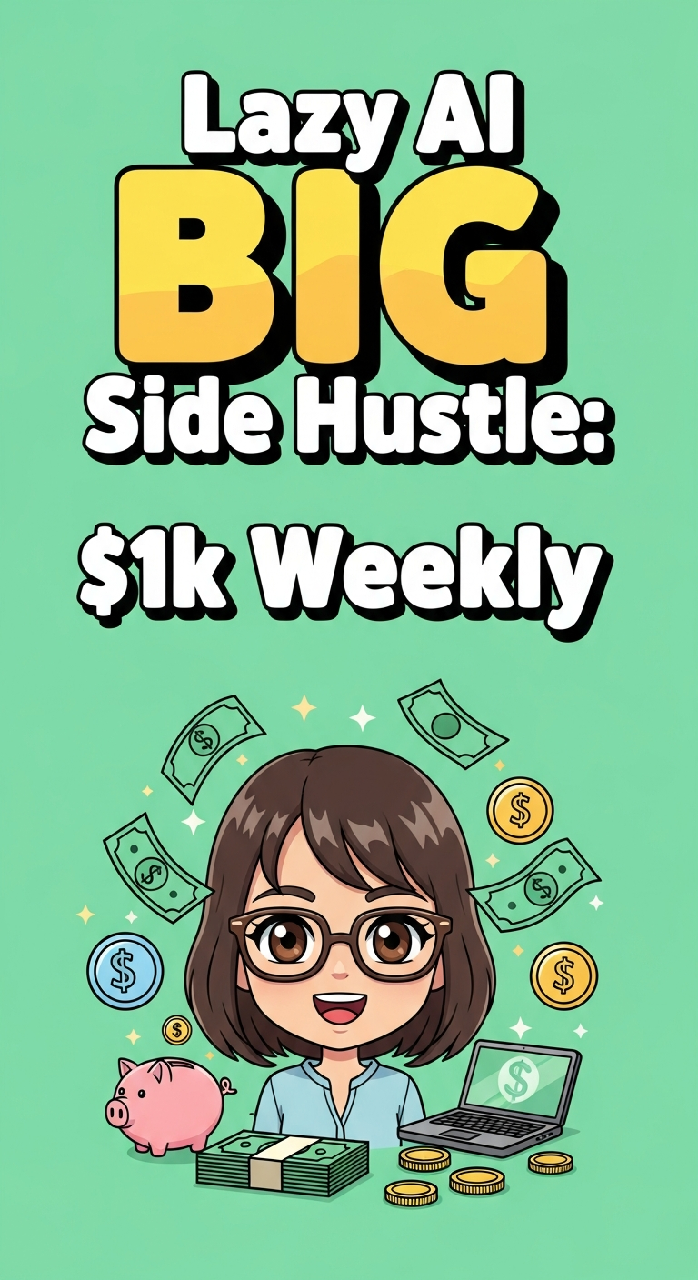 Lazy AI Side Hustle: $1k Weekly