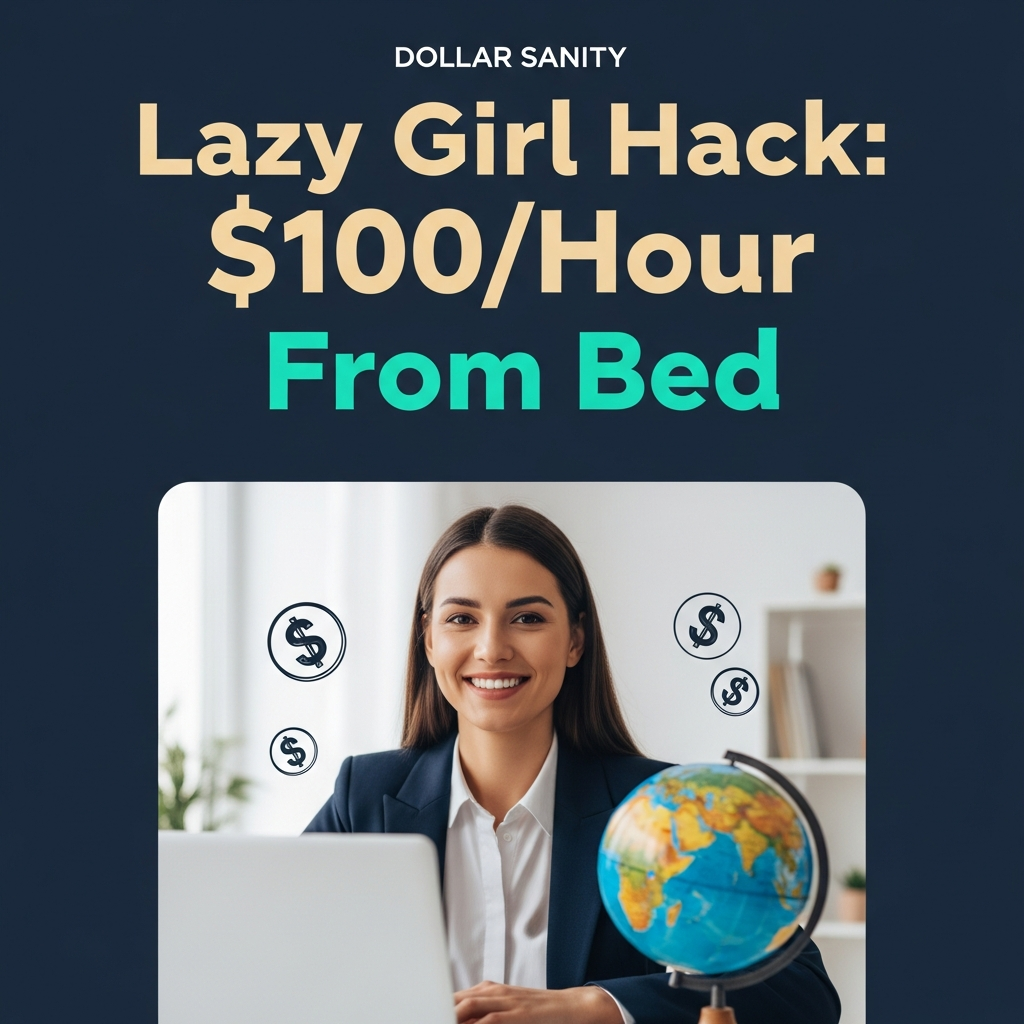 Lazy Girl Hack: $100/Hour From Bed