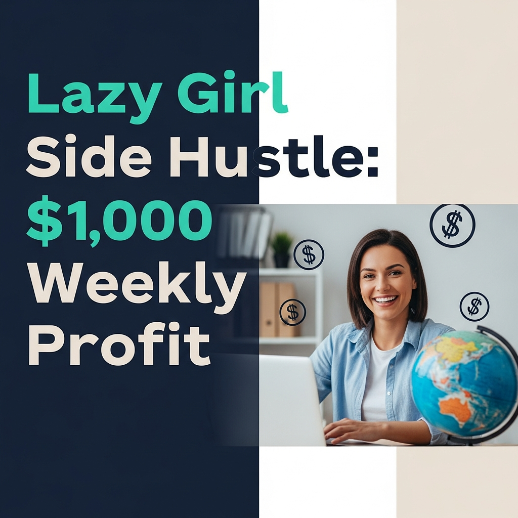 Lazy Girl Side Hustle: $1,000 Weekly Profit