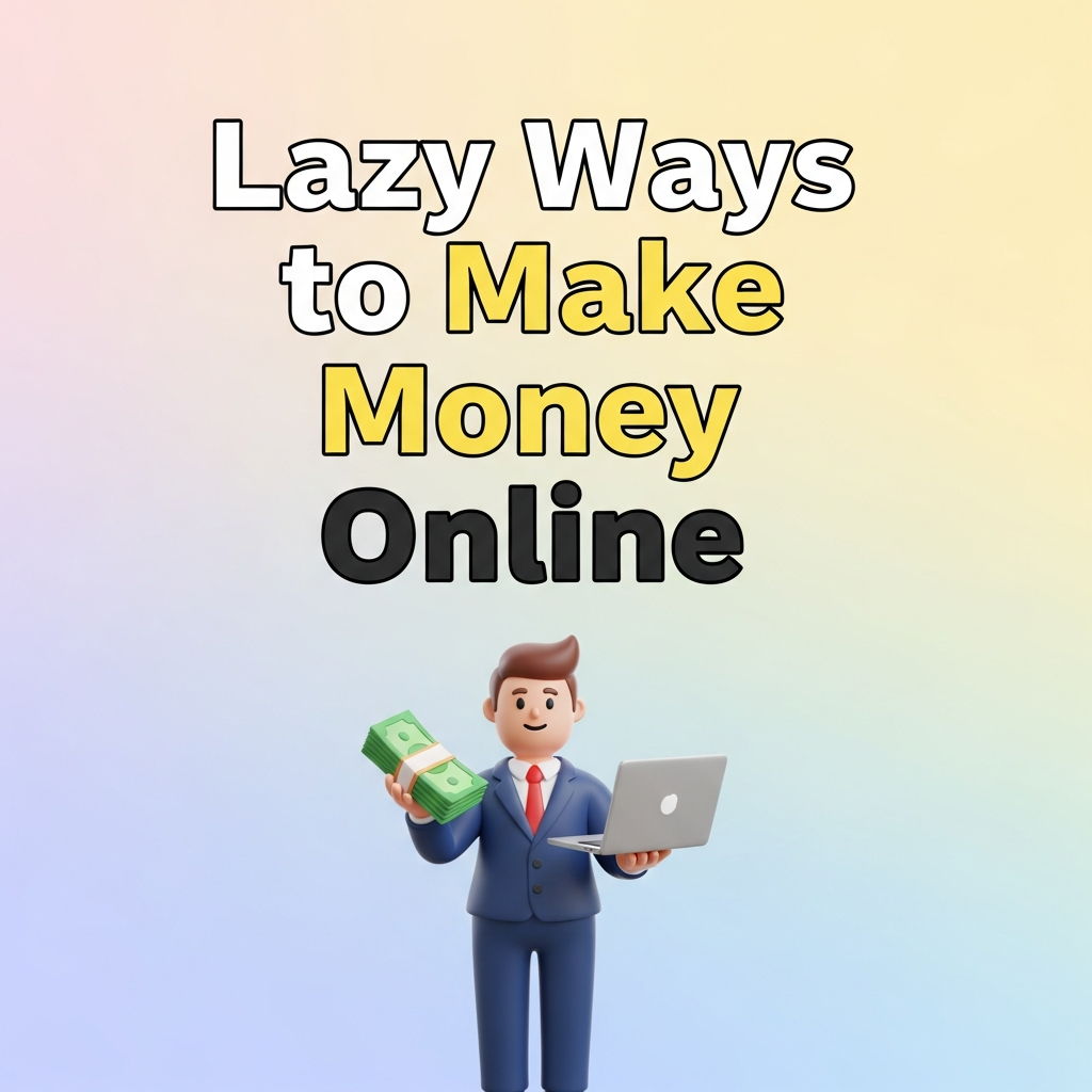 Lazy Ways to Make Money Online