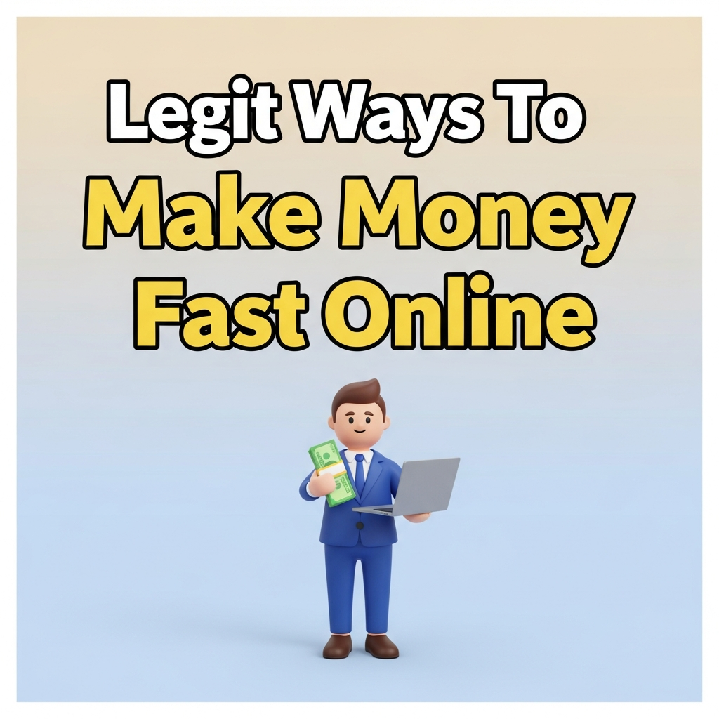 Legit Ways To Make Money Fast Online